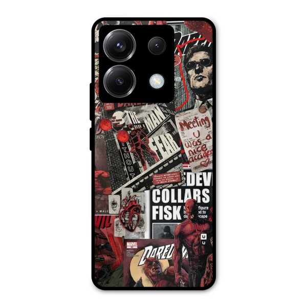 Daredevil Story Metal Back Case for Poco X6