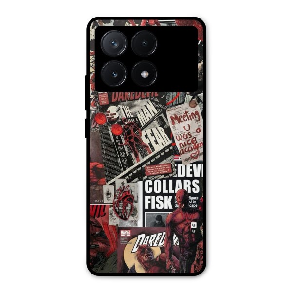 Daredevil Story Metal Back Case for Poco X6 Pro