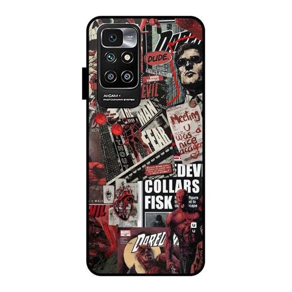 Daredevil Story Metal Back Case for Redmi 10 Prime