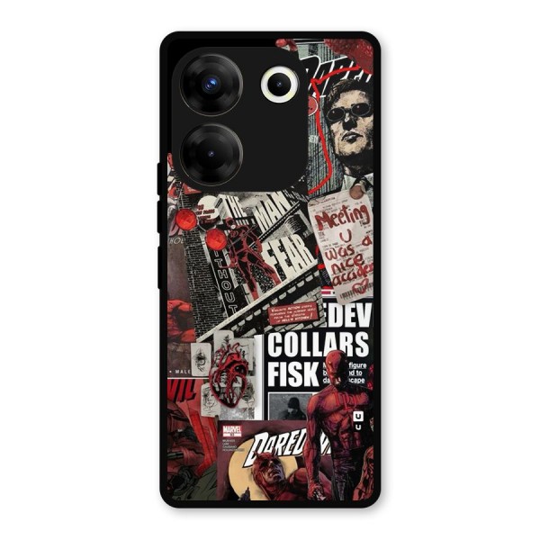 Daredevil Story Metal Back Case for Tecno Camon 20