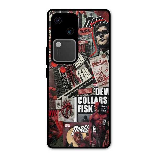 Daredevil Story Metal Back Case for Vivo V30