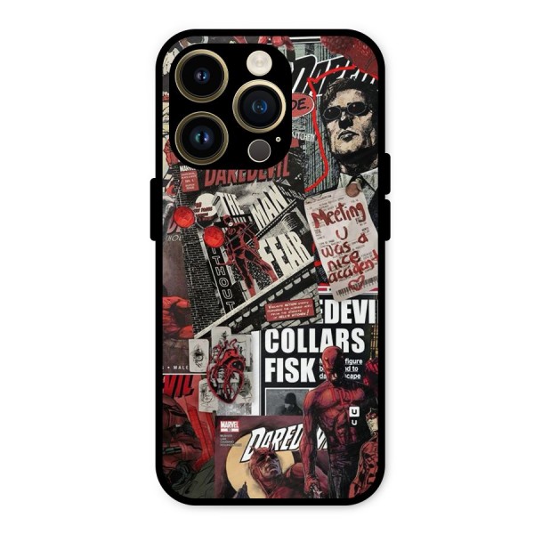 Daredevil Story Metal Back Case for iPhone 14 Pro