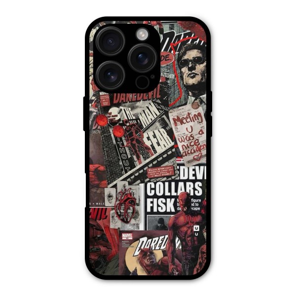 Daredevil Story Metal Back Case for iPhone 16 Pro