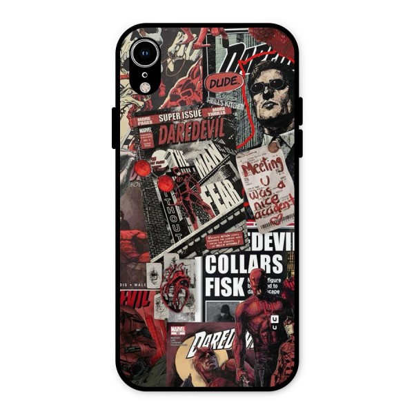 Daredevil Story Metal Back Case for iPhone XR