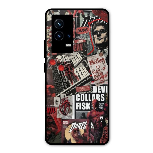 Daredevil Story Metal Back Case for iQOO 9 5G