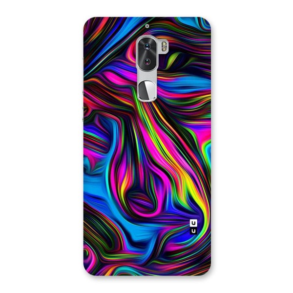 Dark Colorful Oil Abstract Back Case for Coolpad Cool 1