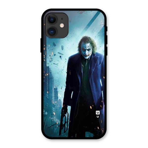 Dark Knight Joker Glass Back Case for iPhone 11