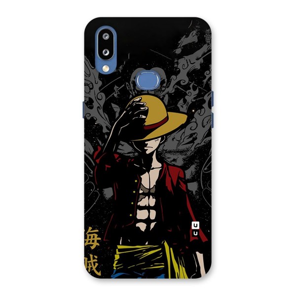 Dark Luffy Art Back Case for Galaxy M01s