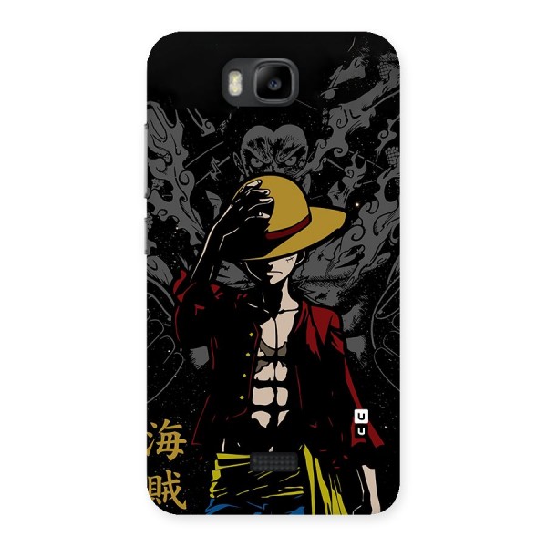 Dark Luffy Art Back Case for Honor Bee