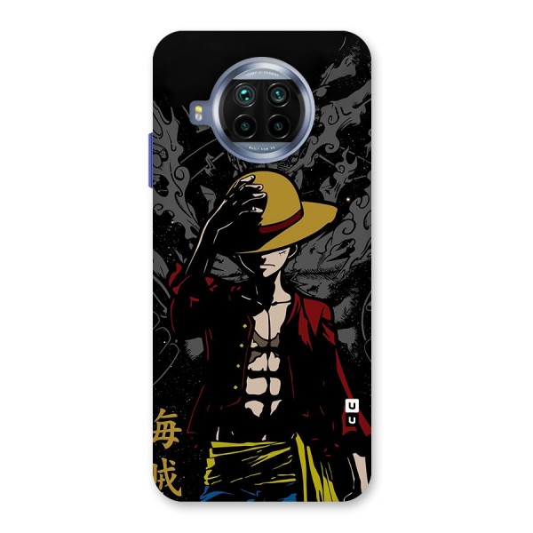 Dark Luffy Art Glass Back Case for Mi 10i