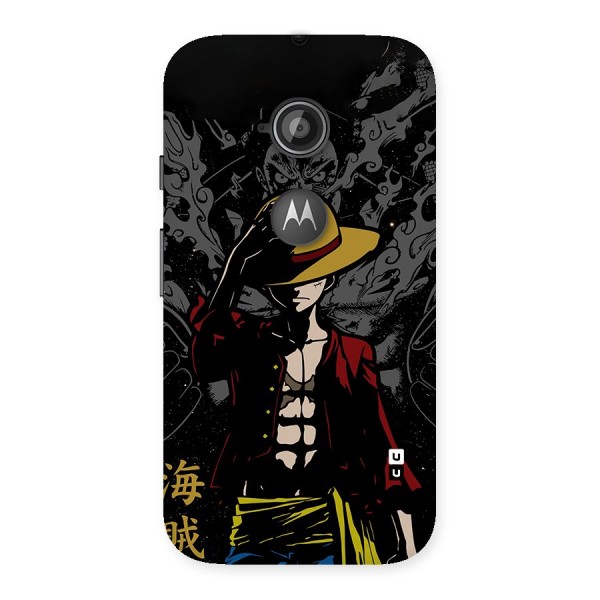 Dark Luffy Art Back Case for Moto E 2nd Gen