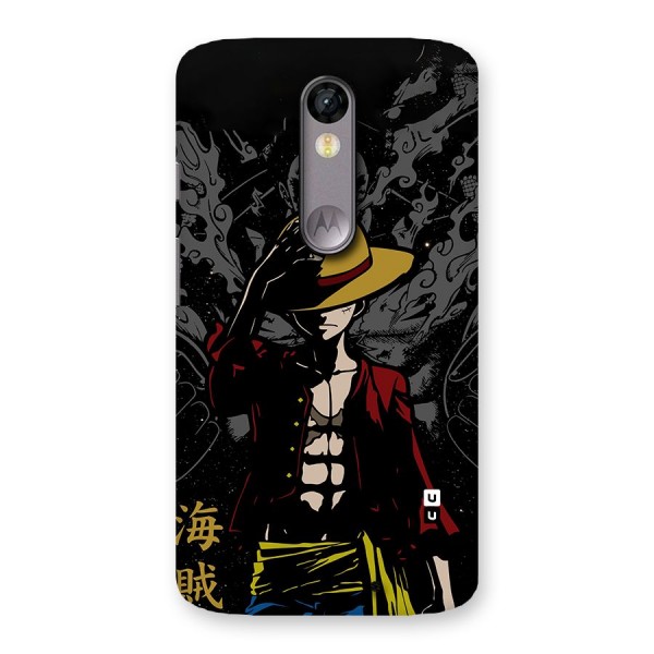 Dark Luffy Art Back Case for Moto X Force