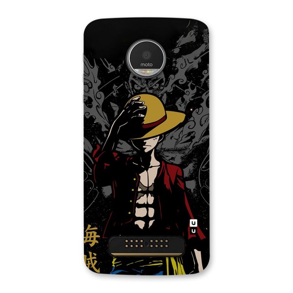 Dark Luffy Art Back Case for Moto Z Play