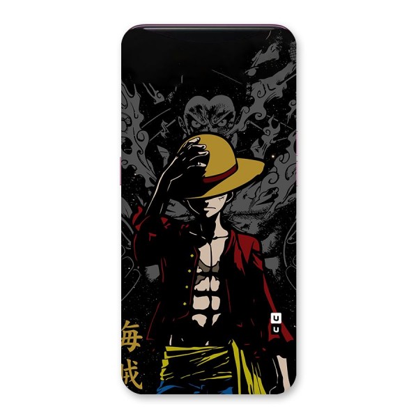 Dark Luffy Art Back Case for Oppo Find X