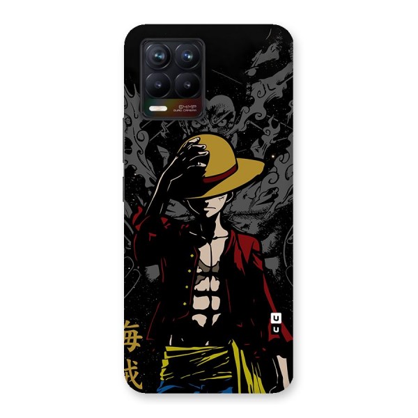 Dark Luffy Art Glass Back Case for Realme 8