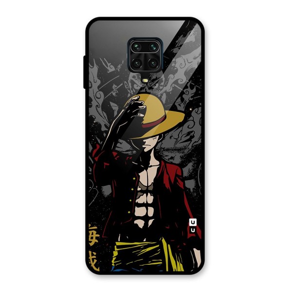 Dark Luffy Art Glass Back Case for Poco M2 Pro