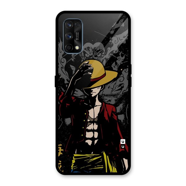 Dark Luffy Art Glass Back Case for Realme 7 Pro