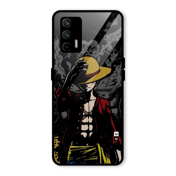 Dark Luffy Art Glass Back Case for Realme GT 5G