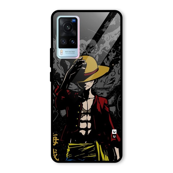 Dark Luffy Art Glass Back Case for Vivo X60