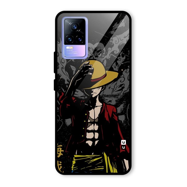 Dark Luffy Art Glass Back Case for Vivo Y73