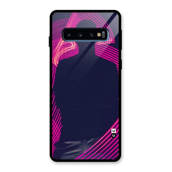 Dark Night DJ Glass Back Case for Galaxy S10