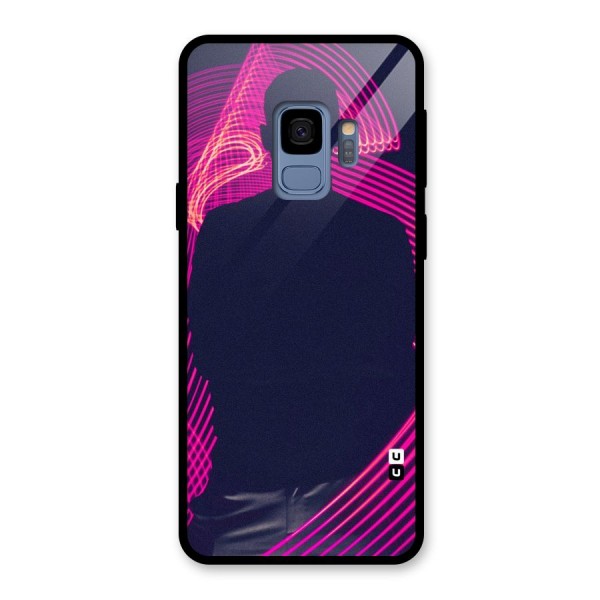 Dark Night DJ Glass Back Case for Galaxy S9