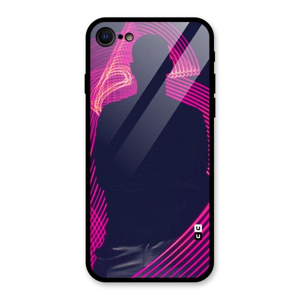 Dark Night DJ Glass Back Case for iPhone 8