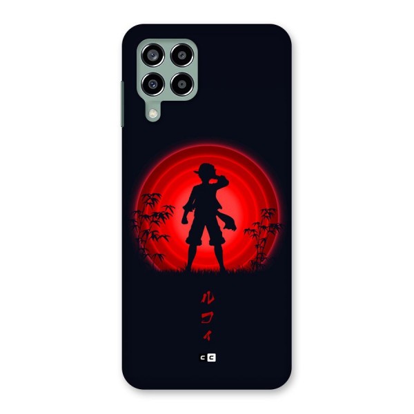 Dark Red Luffy Back Case for Galaxy M33