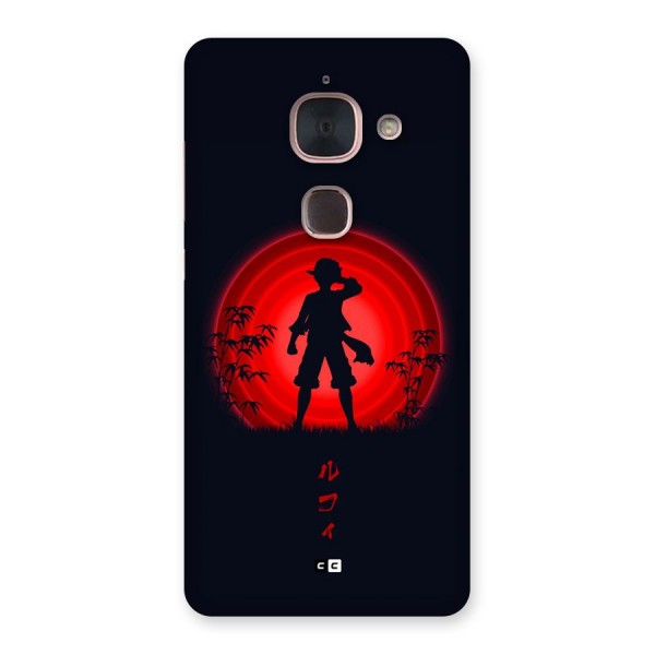 Dark Red Luffy Back Case for Le Max 2