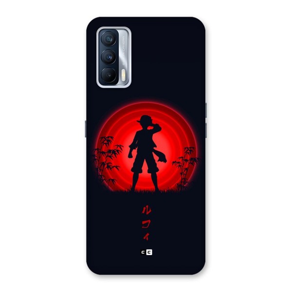 Dark Red Luffy Back Case for Realme X7