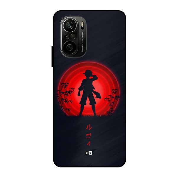 Dark Red Luffy Metal Back Case for Mi 11X Pro