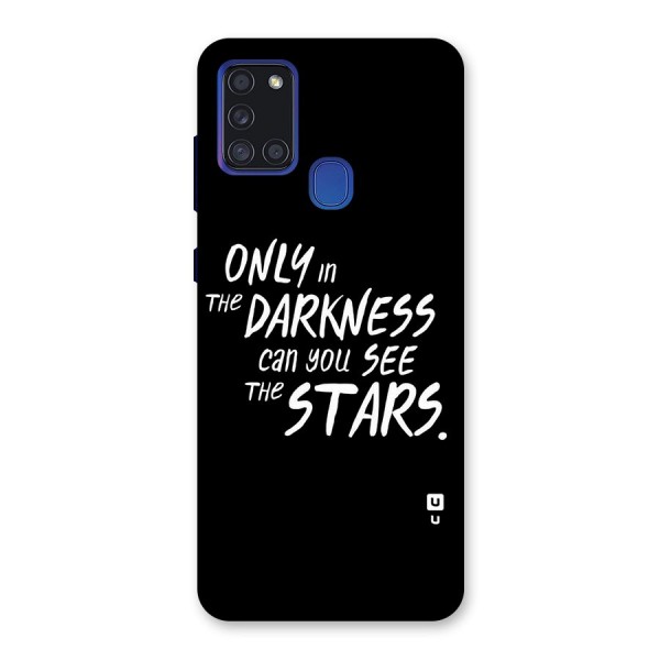 Darkness and the Stars Back Case for Galaxy A21s