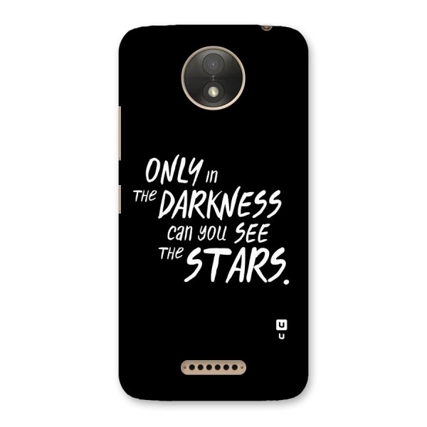 Darkness and the Stars Back Case for Moto C Plus