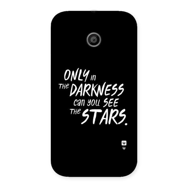 Darkness and the Stars Back Case for Moto E