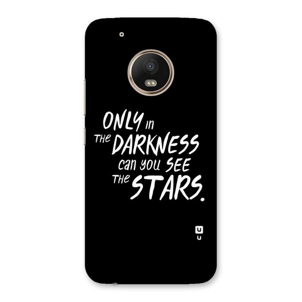 Darkness and the Stars Back Case for Moto G5 Plus