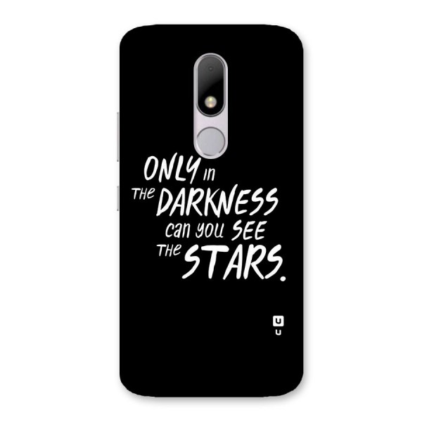 Darkness and the Stars Back Case for Moto M