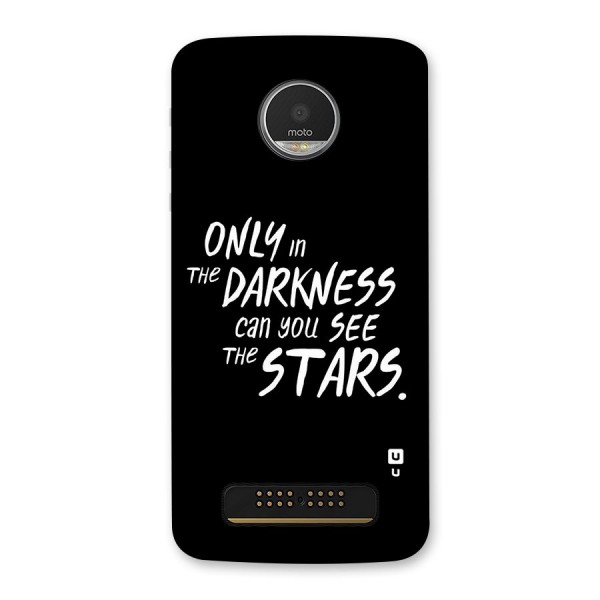 Darkness and the Stars Back Case for Moto Z Play