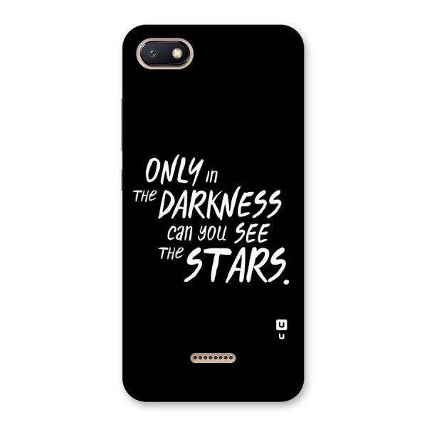 Darkness and the Stars Back Case for Redmi 6A