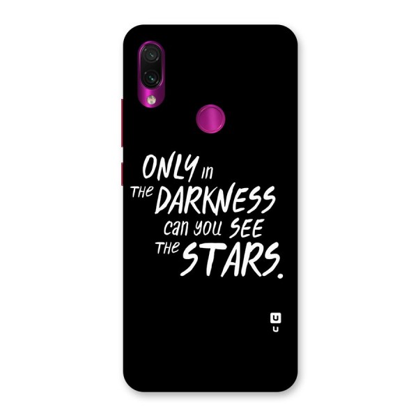 Darkness and the Stars Back Case for Redmi Note 7 Pro