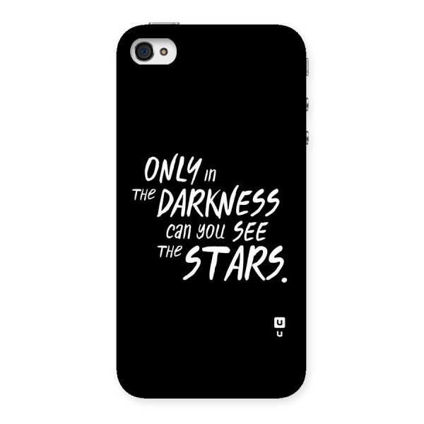 Darkness and the Stars Back Case for iPhone 4 4s