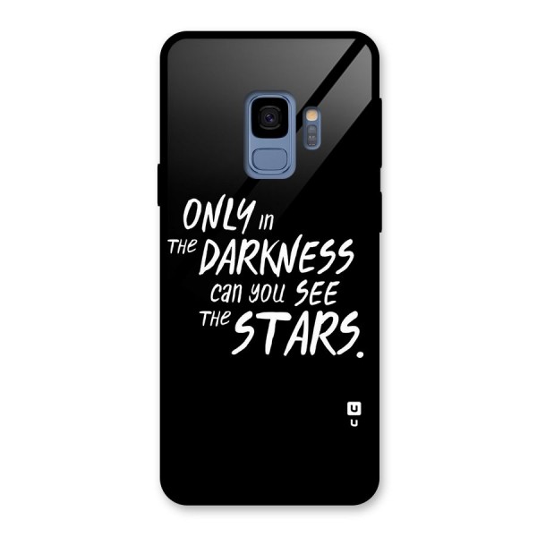 Darkness and the Stars Glass Back Case for Galaxy S9