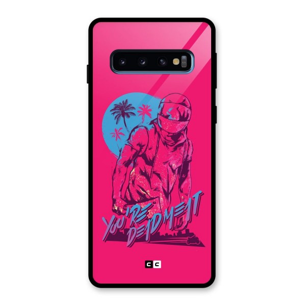 Dead Meat Glass Back Case for Galaxy S10