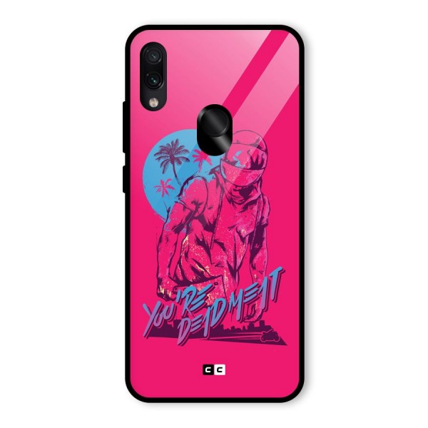 Dead Meat Glass Back Case for Redmi Note 7