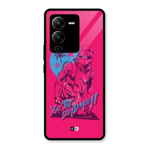 Dead Meat Glass Back Case for Vivo V25 Pro