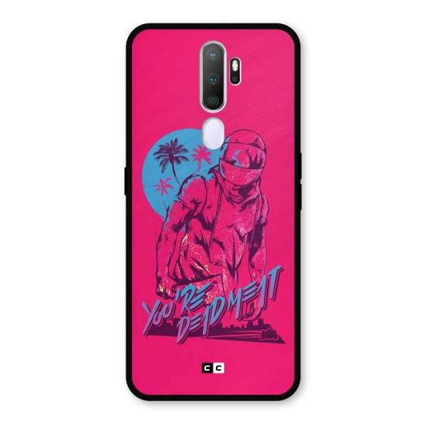 Dead Meat Metal Back Case for Oppo A9 (2020)