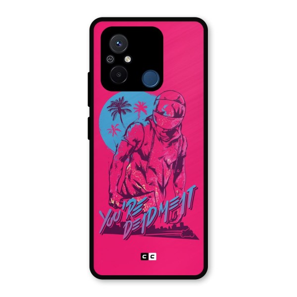 Dead Meat Metal Back Case for Poco C55