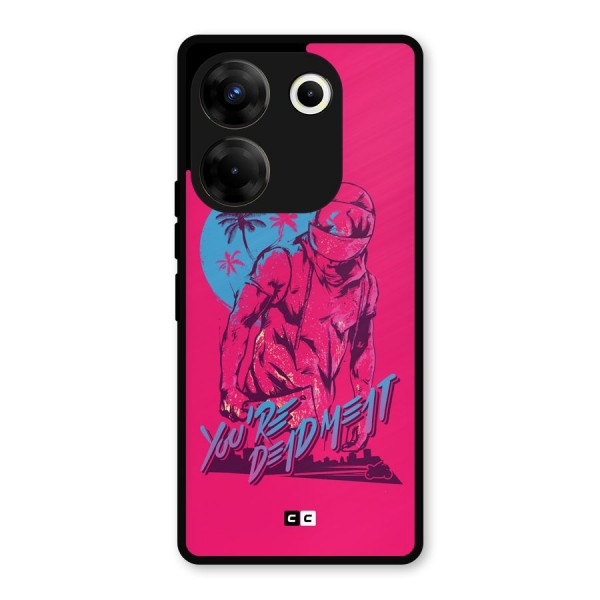 Dead Meat Metal Back Case for Tecno Camon 20 Pro