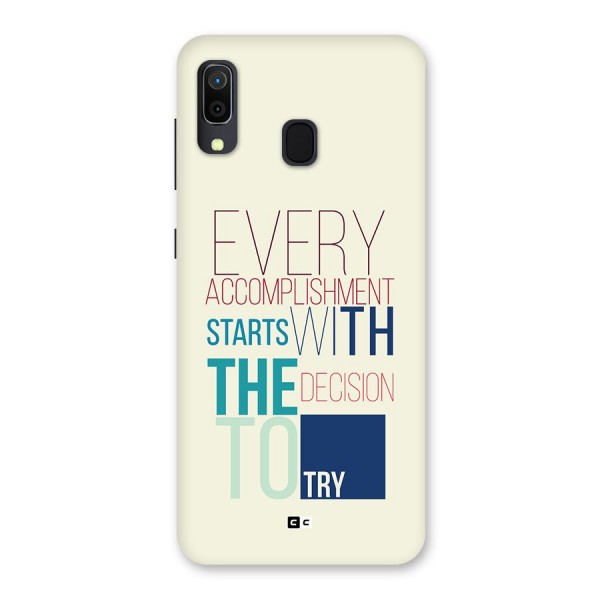 Decision To Try Back Case for Galaxy M10s