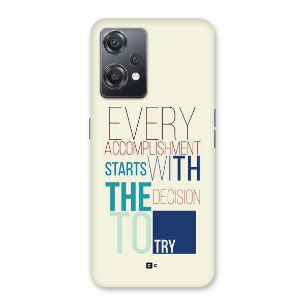 Decision To Try Back Case for OnePlus Nord CE 2 Lite 5G