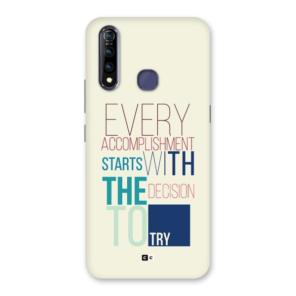 Decision To Try Back Case for Vivo Z1 Pro